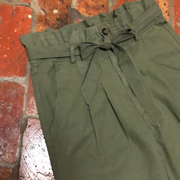 7 For All Mankind paper bag pants ultra high rise sz L - Picture 6 of 13